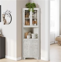 DWVO 67" Tall Corner Cabinet