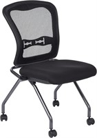 ProGrid Back Armless Folding Chair 2-Pack