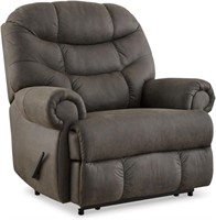 Tufted Faux Leather Zero Wall Recliner
