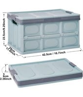 1 Pack 30L Storage Bins with Lid,Stackable