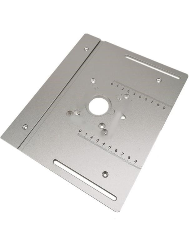 Aluminum Router Table Insert Plate Miter Gauge