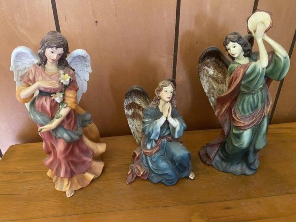3 Porcelain Angels