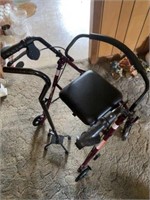 Very Nice Walker & Cane/fishing chair with built i