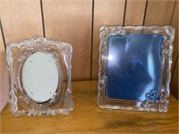 2 Crystal Picture Frames