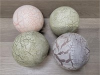 (4) Decorative Spheres