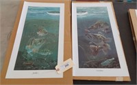 2 SIGNED AND NUMBERED PRINTS- 
JUMBOS- 104/450 -