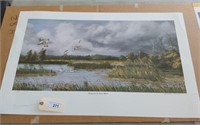 STORMS OVER ST. JOHNS MARSH- SIGNED AND NUMBERED