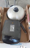 GOERGE FOREMAN AND STAINLESS STEEL WOK