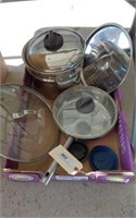 STAINLESS STEEL COOKWARE- CONTENTS OF BOX