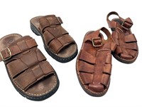 Men Leather Sandals - Cole Haan & Earth Shoe