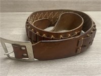Vintage Bucheimen Ammo Leather Belt