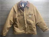 Large Brown Carhartt Jacket 46 Regular