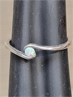 Sterling .925 w/ Fire Opal Silver Ring