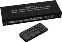 HDMI 2.1 8K HDR HDMI True Matrix Switch 4x2 Suppor