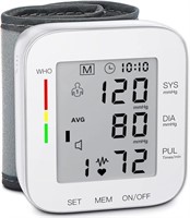 Wrist Blood Pressure Monitor Bp Monitor Large LCD