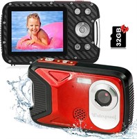 Waterproof Camera with 32GB Card Digital Camera, V