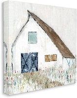 Stupell White Barn Canvas Wall Art 24x24
