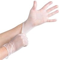 Large - 100 Disposable Vinyl Gloves Powder-Free Ex