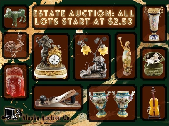 Collectors Estate Auction All Lots $2.50: May 8th