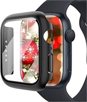 for Apple Watch Series 7 45mm with Tempered Glass