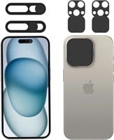 Privacy Cover Compatible for 15 Pro/iPhone 15 Pro