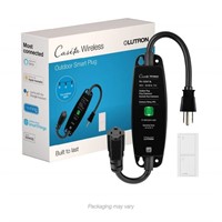 Lutron Caseta Weatherproof+ Outdoor Smart Plug and