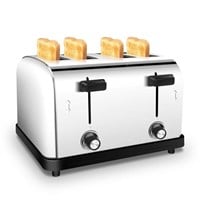 YBSVO 4 Slice Commercial Toaster - 1 1/2" Slots,