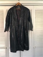 VINTAGE GLOBAL IDENTITY G-III LEATHER TRENCH COAT