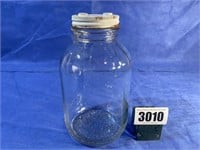 Antique Preferred Vac. Packed Stock Clear Jar