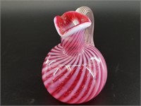 Murano art glass pitcher 5"