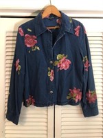 NU INFLUENCE FLORAL SHIRT SMALL