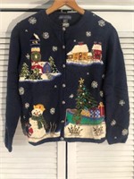 VINTAGE NORTHERN ISLES CHRISTMAS SWEATER SMALL