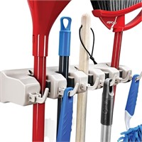 HOME IT Mop And Broom Holder - Garage Storage Syst