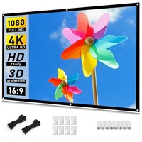 Taotique Projector Screen 72 inch, Movie Projector