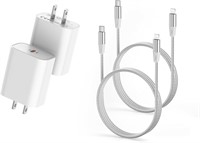 [MFi Certified] iPhone Charger Fast Charging, 2 Pa