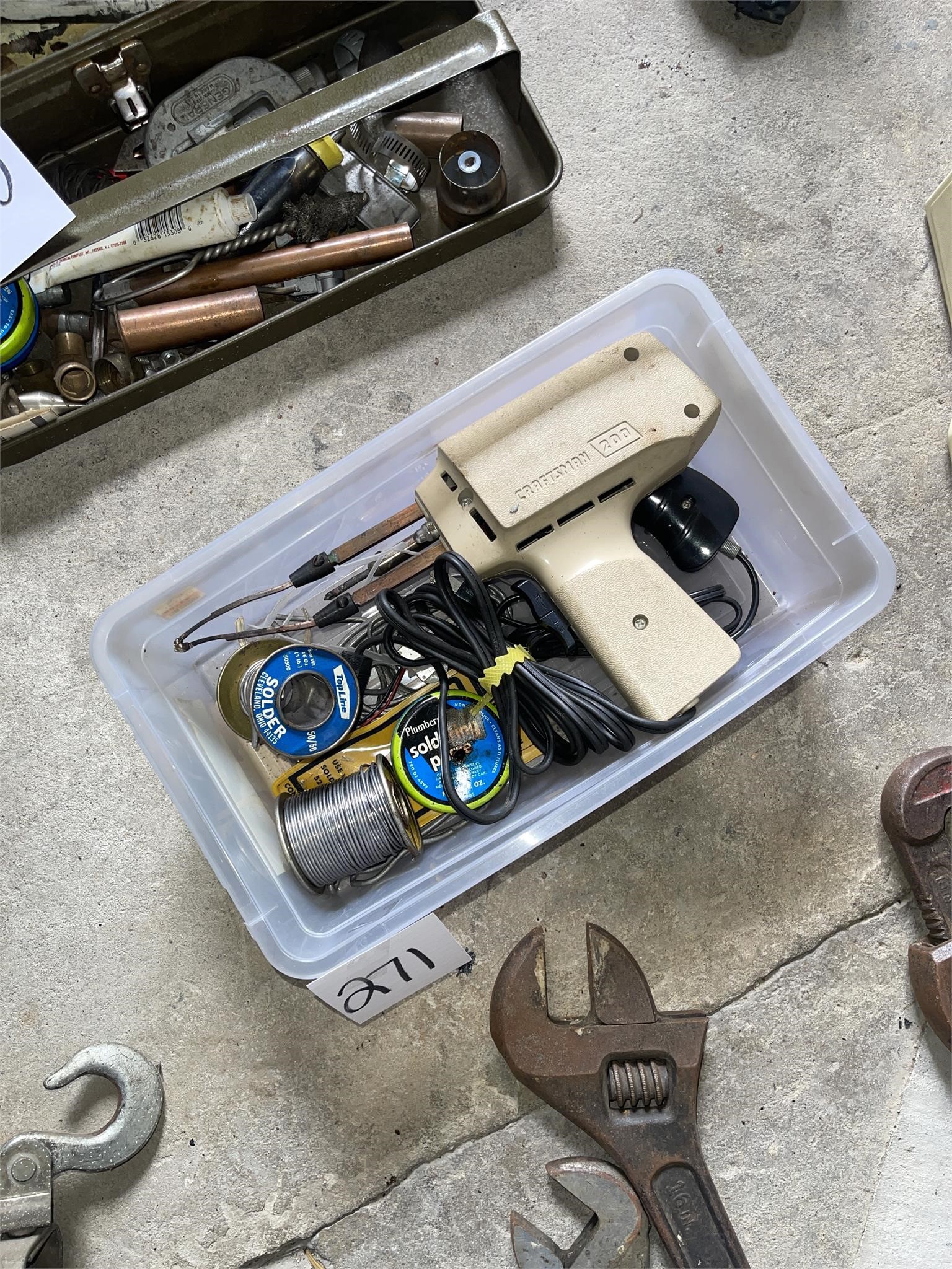 Craftsman soldering gun and solder