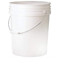 4pk Leaktite 5 gal. 70mil Food Safe Bucket White