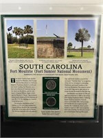 Fort Moultrie Quarter & Stamp Collection