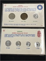 Taiwan & Hungry Uncirculated Type Sets