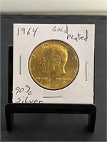 1964 Kennedy Half Gold Plated