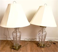 Set of 2 Lamps - (Approx 34 in)