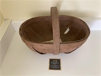 Wooden Hand Made Apple Basket