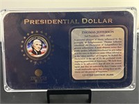 Thomas Jefferson Colorized Dollar