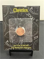2000 Lincoln Penny Cheerios