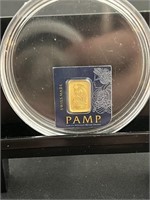 Pamp 1 G Gold Bar
