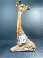 Vintage Ceramic Giraffe (17” tall)