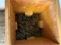 Heavy Tow Chains In Wood Crate