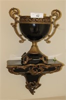 Wall sconce and console