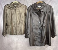 Coldwater Creek Leather Jackets