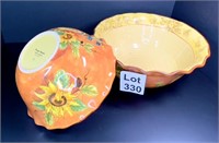Orange Rooster Bowls by Maxcera Corp